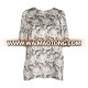 Fashionable Fitness Customized women's clothing manufacturing casual printed blouse patterns