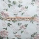 2018 pink floral leaf embroidered tulle fabric 3d flower lace fabric for woman