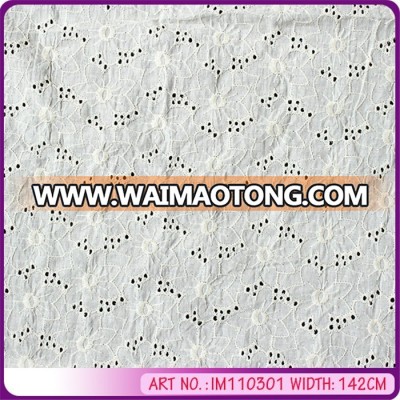 Lace factory direct sale guipure lace dress fabric IM110471