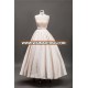 Wholesale Fashion Plus Size Tie white Tulle party dress for fat women